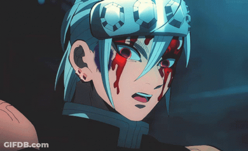 Tengen Uzui Bloody Face GIF
