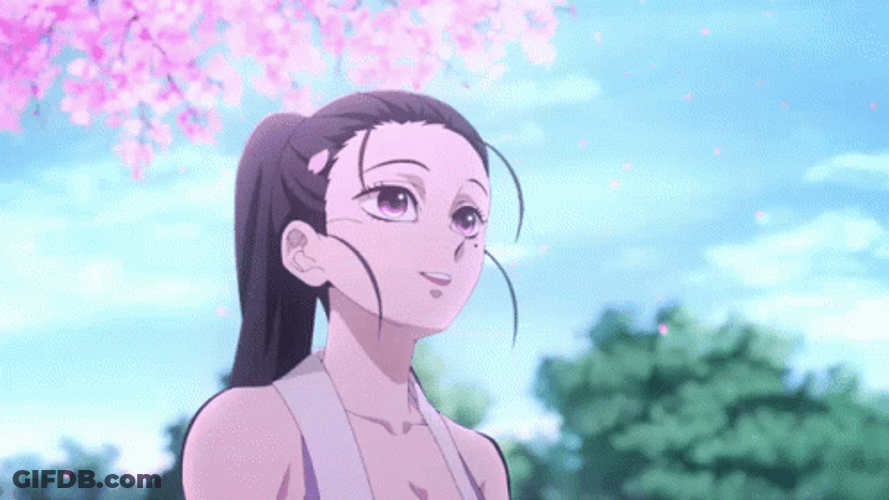 Tengen Uzui Pick Leaf Hinatsuru Face GIF