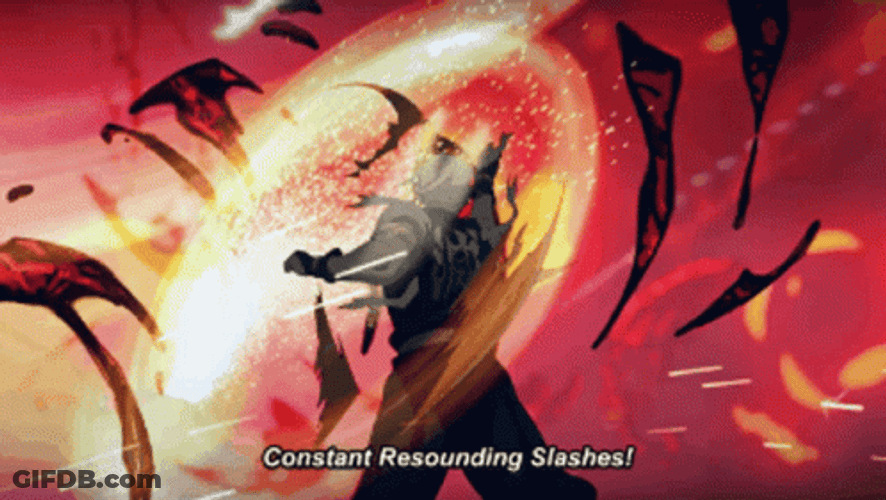 Tengen Vs Gyutaro Intense Fiery Confrontation GIF