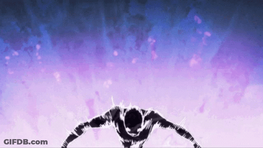 Tengen Vs Gyutaro Light And Laser Combat GIF