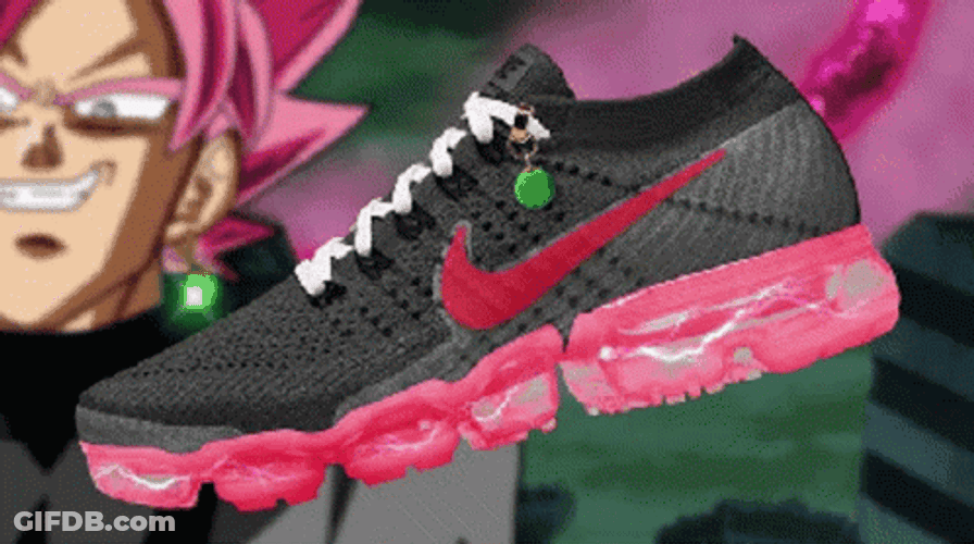 Tenis Nike Different Colors Goku Background GIF