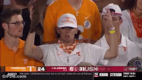 Tennessee Playing Alabama First Half GIF