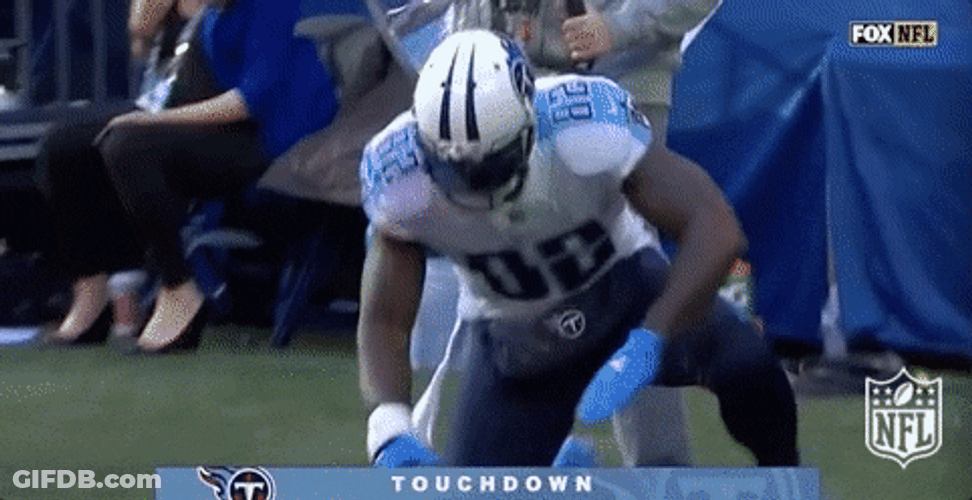 Tennessee Titans Delanie Walker Touchdown GIF