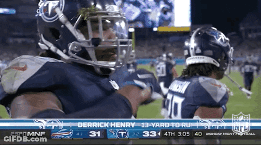 Tennessee Titans Derrick Henry Blowing Kiss GIF