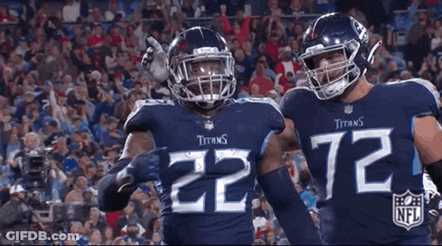 Tennessee Titans Derrick Henry Hitting His Chest GIF