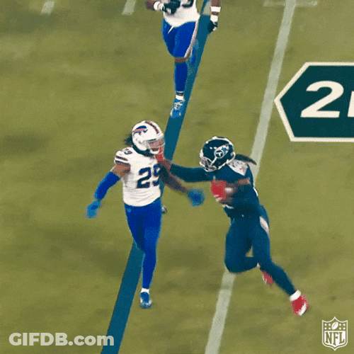 Tennessee Titans Derrick Henry Pushing Opponent GIF