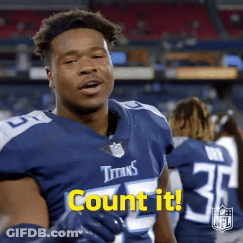Tennessee Titans Jayon Brown Count It GIF