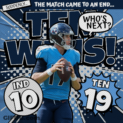 Tennessee Titans Player Holding Football GIF