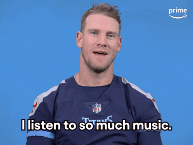 Tennessee Titans Ryan Tannehill Listen To Music GIF