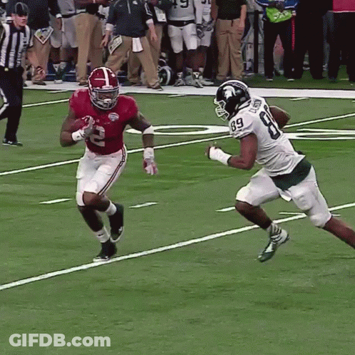 Tennessee Vs Alabama Football Score 28-28 GIF