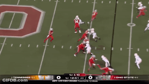 Tennessee Vs Ohio State Football Game GIF