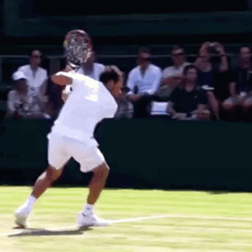 Tennis Backhand Miss GIF