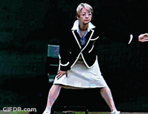 Tennis Ball Lineswoman GIF