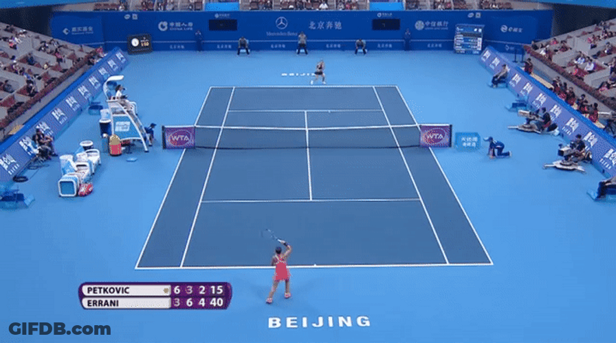 Tennis Petkovic Vs Errani China GIF