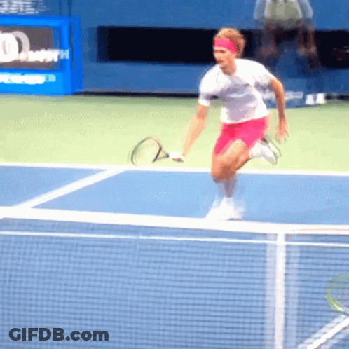 Tennis Player On Australian Open Court GIF