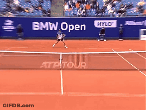 Tennis Player Playing At BMW Open GIF