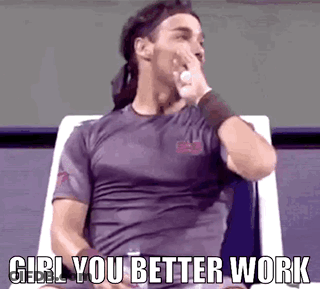 Tennis Player Sitting Hand On Face Girl You Better Work GIF