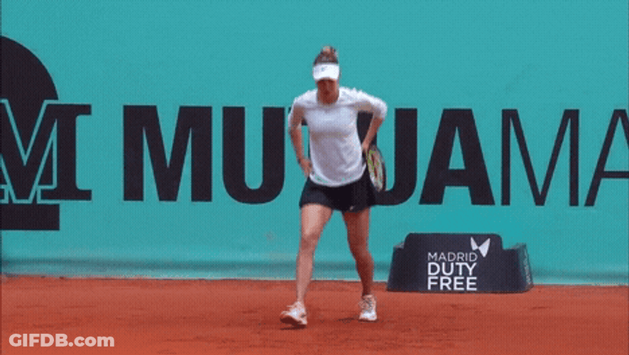 Tennis Player Warm Up Lunge GIF