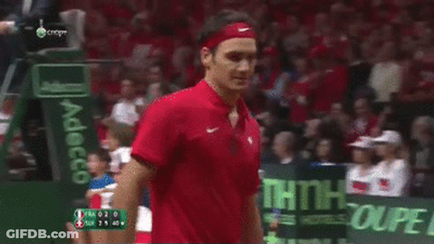 Tennis Point Roger Federer GIF