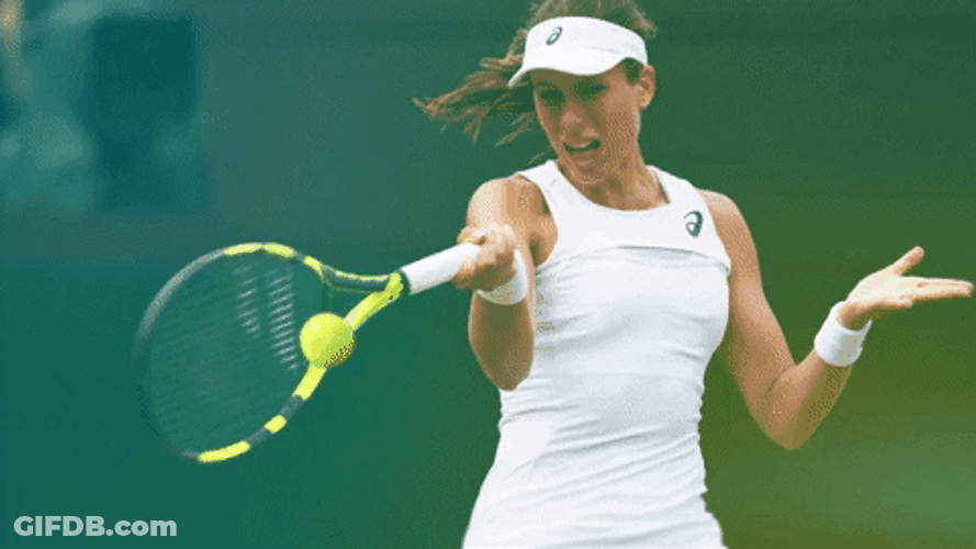 Tennis Star Johanna Konta GIF