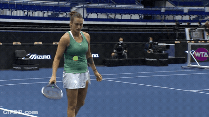 Tennis Tricks Sabalenka WTA GIF