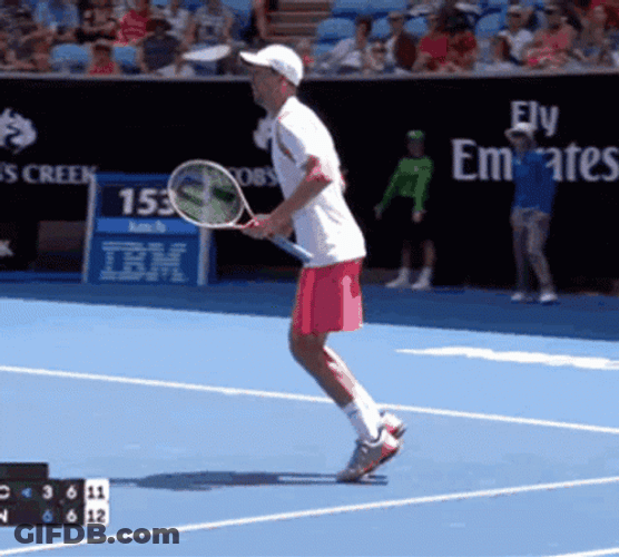 Tennis Winners Chest Bump GIF