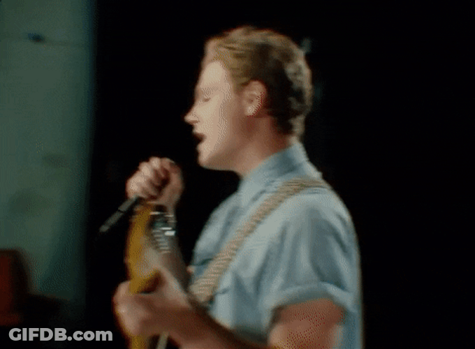 Tenor Singing Guitar Colony House Band GIF