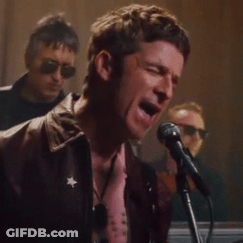 Tenor Singing High Notes Noel Gallagher GIF