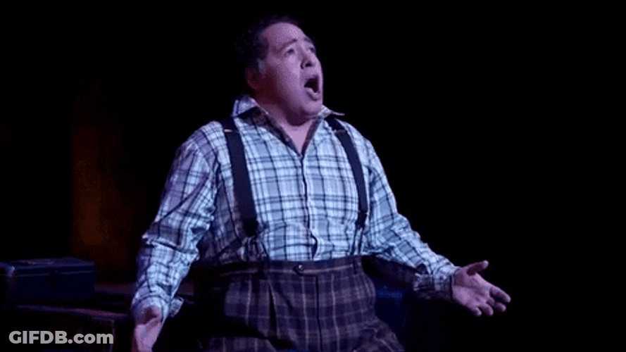 Tenor Singing Meet Opera America GIF