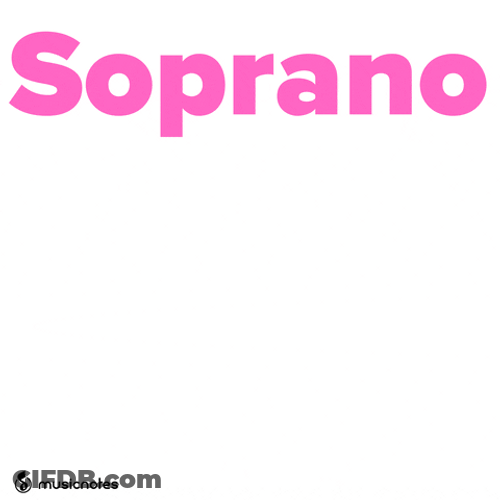 Tenor Soprano Alto Bass Music Notes Text GIF