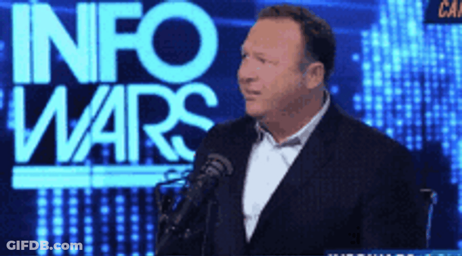 Tense Alex Jones Stunned GIF