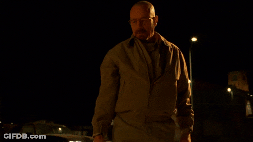 Tense Scene Walter White Meme GIF
