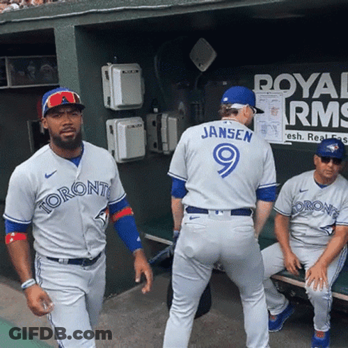 Teoscar Hernandez Fist Bump GIF