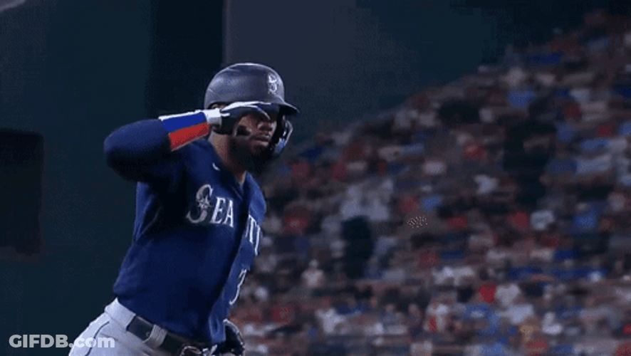 Teoscar Hernandez Giving Salute GIF