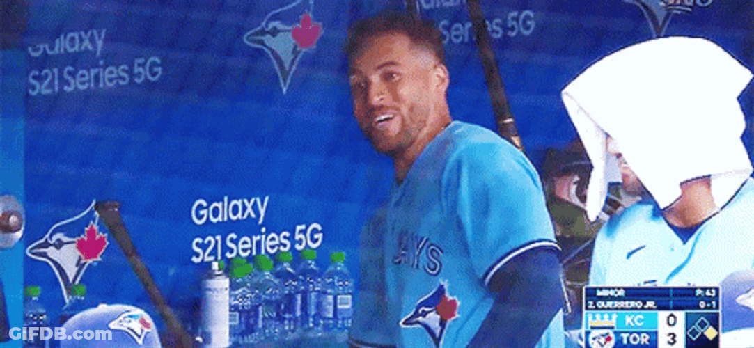 Teoscar Hernandez Greet George Springer GIF