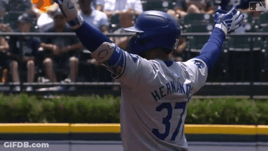 Teoscar Hernandez Los Angeles Dodgers GIF