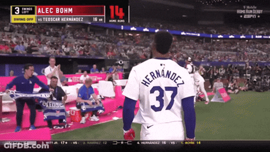 Teoscar Hernandez Number 37 GIF