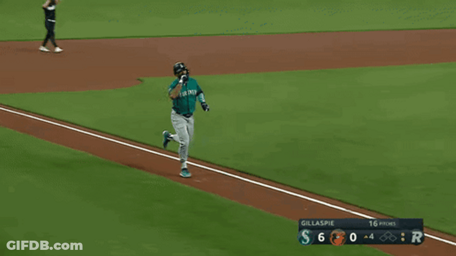 Teoscar Hernandez Running In The Field GIF