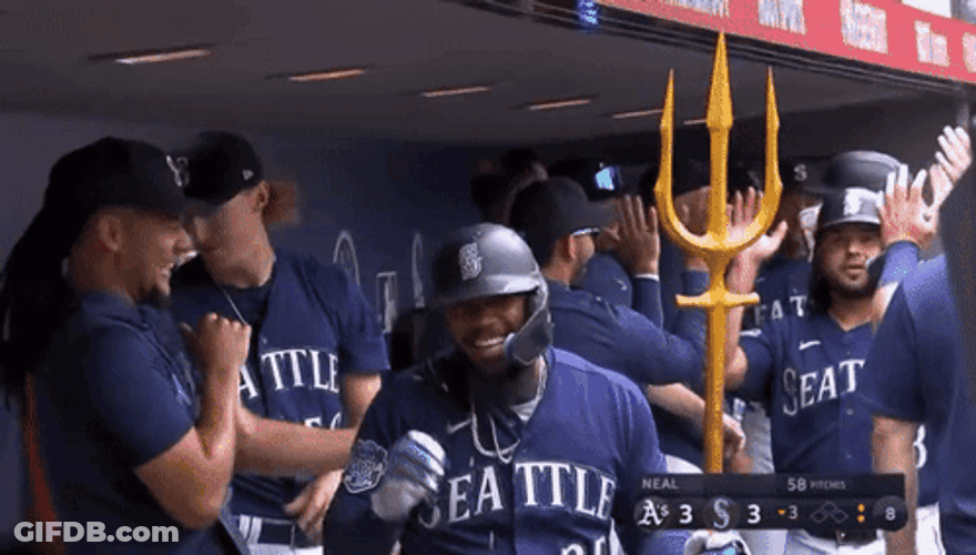 Teoscar Hernandez Seattle Mariners GIF
