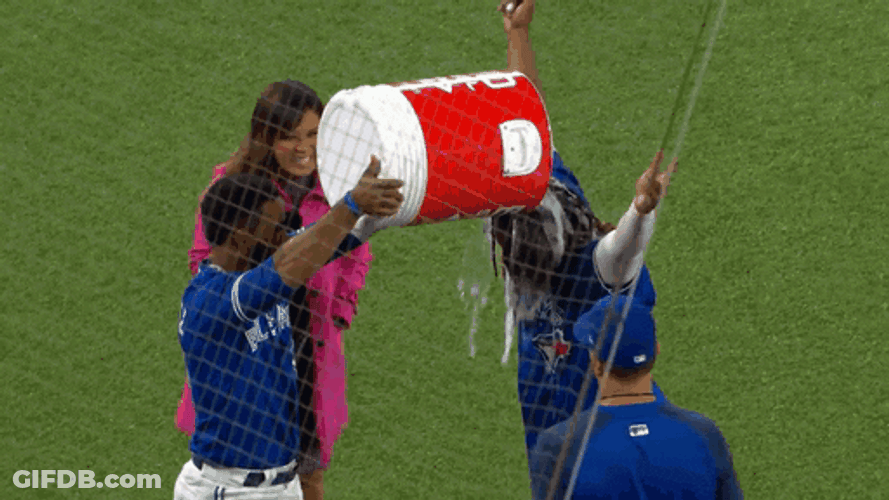 Teoscar Hernandez Water Splash GIF