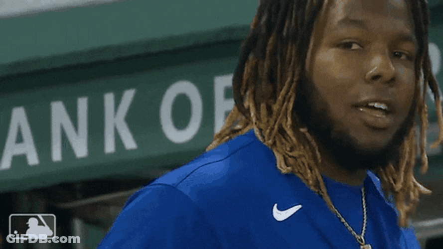 Teoscar Hernandez With Vladimir Guerrero GIF