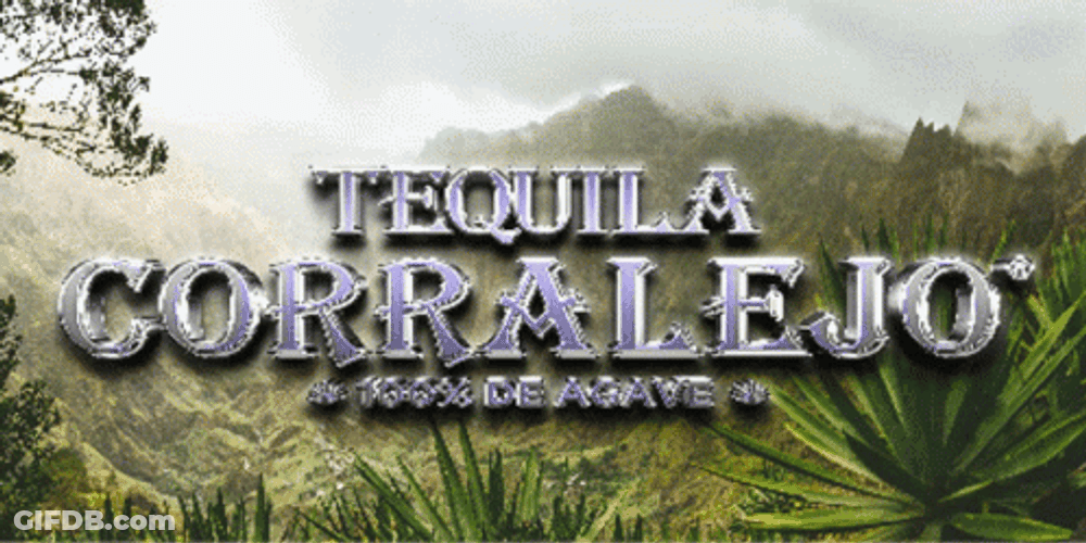 Tequila Corralejo Animated Text GIF