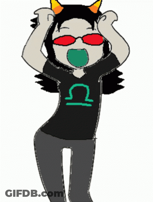 Terezi Pyrope Funny Dance Caramelldansen GIF
