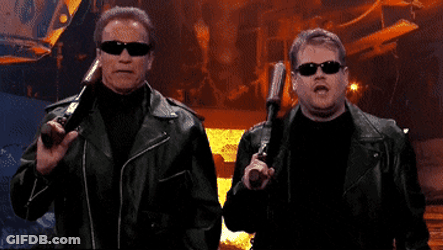 Terminator Arnold Schwarzenegger Two Thumbs Up GIF