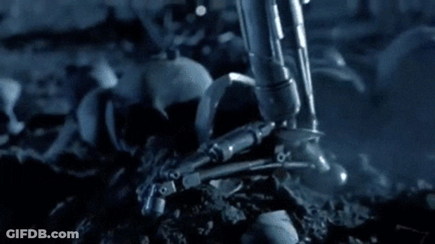 Terminator Robot In Battle Fight GIF