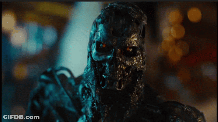 Terminator Skynet Being Dissolved GIF
