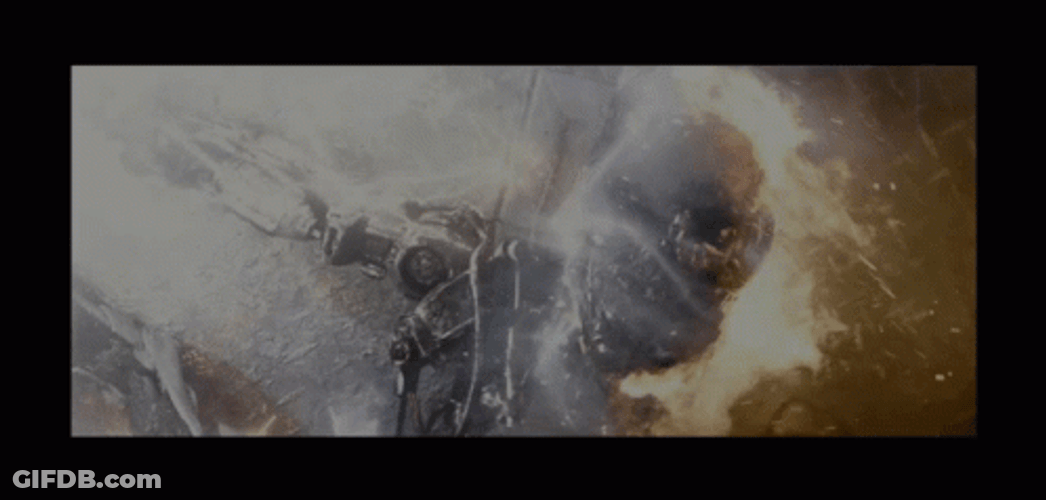 Terminator Skynet Getting Burned GIF