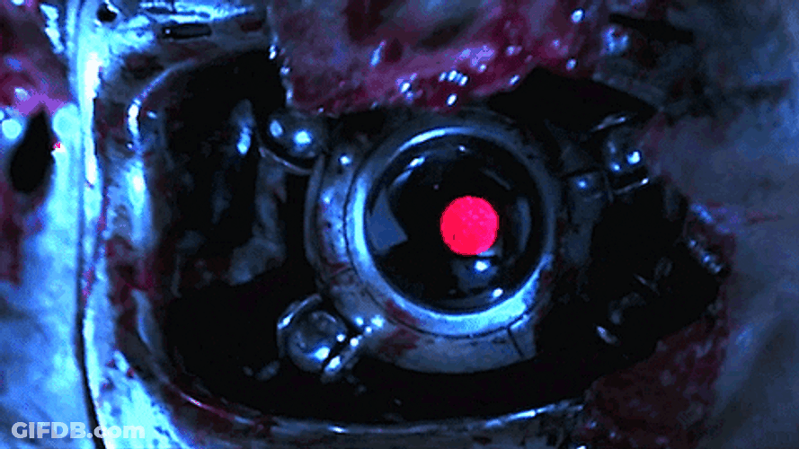 Terminator Skynet Red Eye Closeup GIF