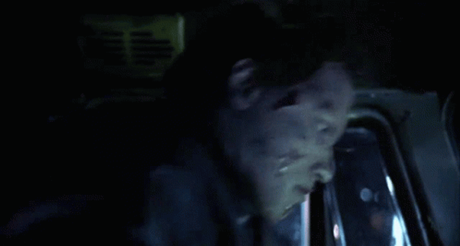 Terminator Skynet Sitting On Driver Seat GIF