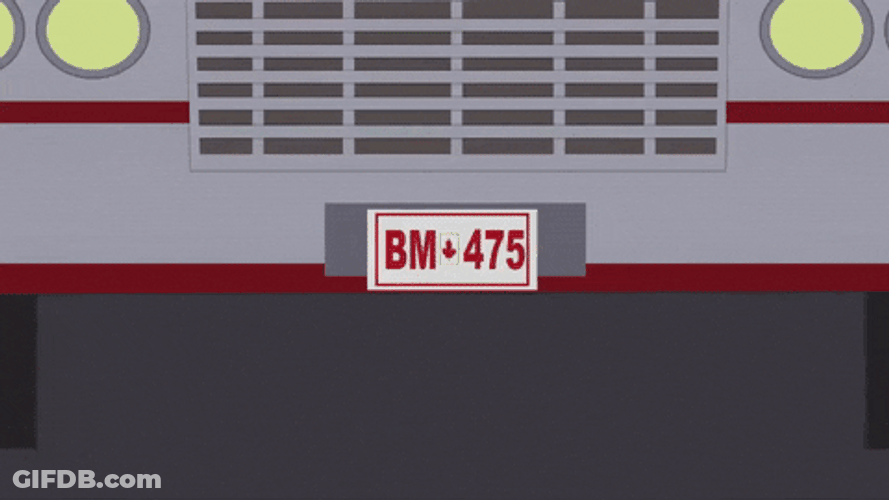 Terrance And Phillip Driving A Car GIF